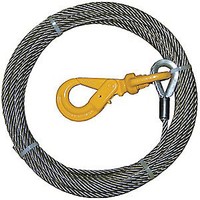 B/a Products Co. Winch Cable,steel,3/8 In. X 35 Ft., 4-38sc35lh B/a Products Co. Winch Cable,steel,3/8 In. X 35 Ft., 4-38sc35lh