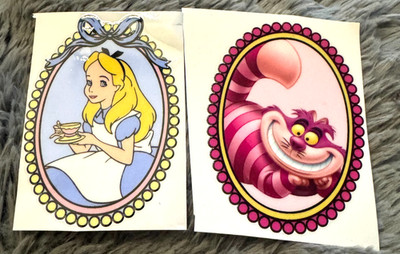 Alice in Wonderland - Choose 3 inch UV DTF Decal | Waterproof Permanent Tumblers