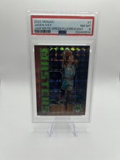 Jaden Ivey 2022 Panini Mosaic Jam Masters Green Fluorescent /10 #7 PSA 8 *POP 1*