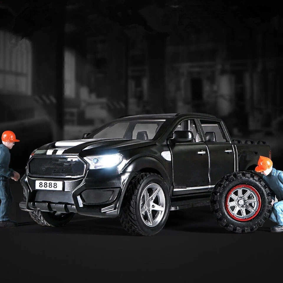 1/32 Diecasts Car Model Off-Road Truck Toy Kids for Ford Raptor F350 Ranger - Image 2 of 4