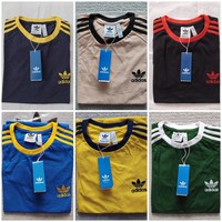 MEN'S ADIDAS ORIGINALS TEE SHORT SLEEVE CREW NECK THREE STRIPE T-SHIRT