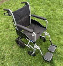Drive Lightweight Wheelchair Silver Hardly Used Detachable Footrest Foldable