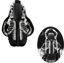 Skull Gear Shift Hoodie Universal Car Knob Cover Men Women Premium Interior