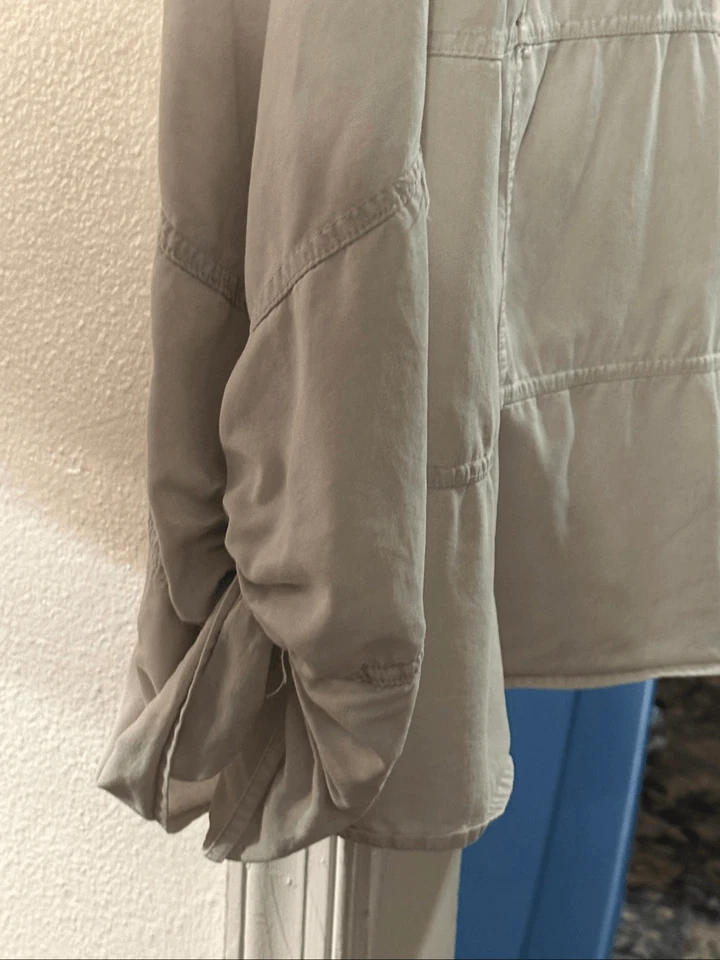 Falda midi Ottway cintura jersey plegable gris mediana XCVI para mujer Foto 2 de 4