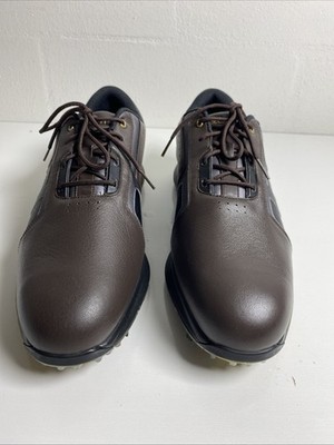 Nike Zoom Trophy Golf  Men s 12 Brown Leather Tiger Woods Era Power Channel II