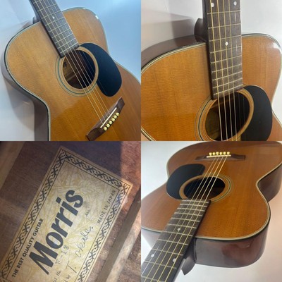 Acoustic Guitar Morris F-12 Natural Made in Japan | eBay