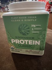 SUNWARRIOR Protein Classic Unflavored Unsweet...