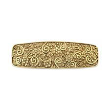 1928 Jewelry Womens Gold-Tone Floral Hair Barrette Accessory, 3