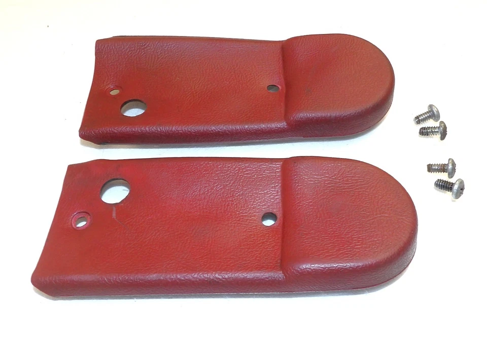 1965-1970 Mustang Coupe Converter Cougar ORIGEM BANCO VERMELHO APOIO DE BRAÇO CAPAS PIVÔ - Imagem 2 de 4