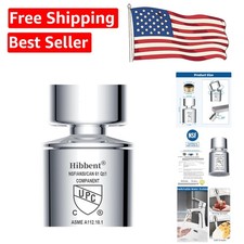 CUPC Certified Dual-Function Faucet Aerator - 55/64 Inch Female Thread in Chrome