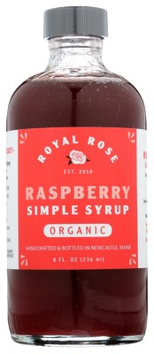 Organic Raspberry Simple Syrup, 8 FZ