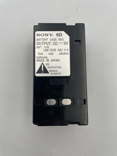 Sony 6D Battery Case N60 for Sony Camcorders – Holds 6×AA – Japan