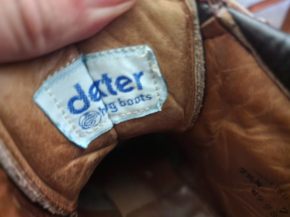 Винтажный Dexter альпинизма альпийский туризм Vibram ботинки Sz 7,5 N США W998-4 - Изображение 4 из 4
