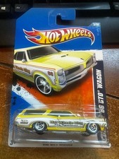 2011 Hot Wheels HW City Works Custom '66 GTO Wagon #111 Yellow