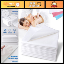 100 Pcs Disposable Waterproof Bed Sheets for SPA, Tattoo  Massage Tables - 31"x