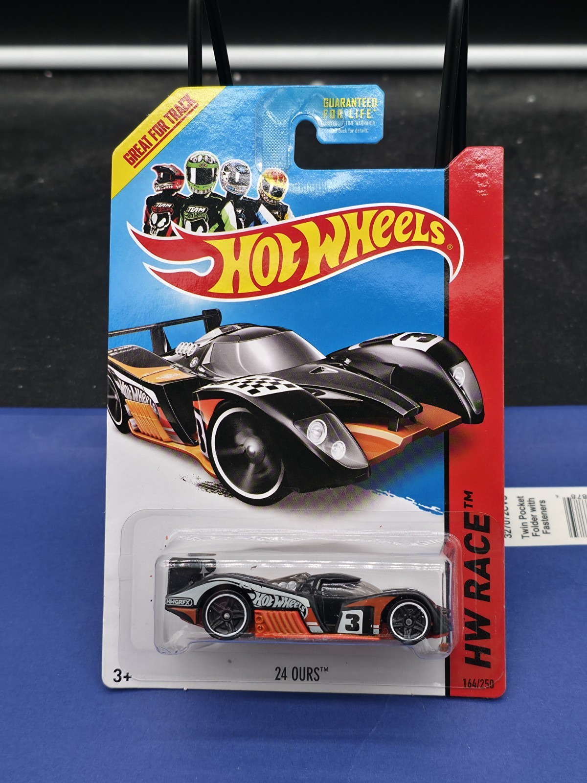  24 Ours HW Race Hot Wheels Black Orange 2014