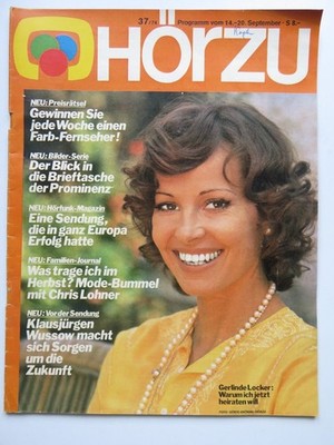 Hörzu 37/1974, Österreich, Gerlinde Locker, Hans Hass, Klausjürgen Wussow