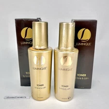 2x LUMINIQUE Toner 3oz Bottles Age Defying Pore Minimizing Refresher New In Box