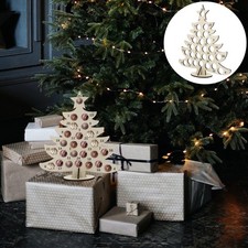 1pc Présentoir de chocolat Affichage du chocolat Décor en bois pour Noël