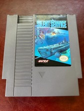 Silent Service Nintendo NES Video Game Cartridge