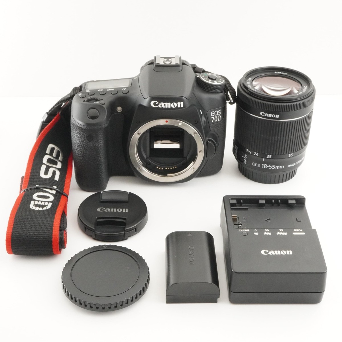 18 55mm 70d Lens 9,900 Shots] Canon EOS 70D EF-S 18-55mm STM DSLR