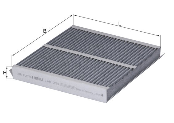 Knecht LAK 234 Filter, Innenraumluft For Alpina BMW-image