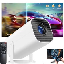 Mini 1080P Beamer HD Projektor 5G WiFi Heimki...