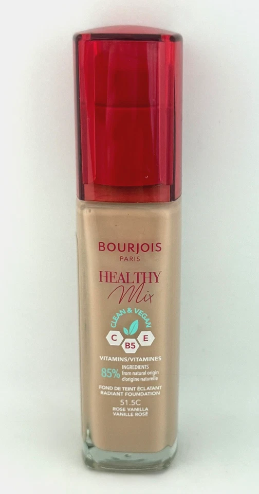 Bourjois Healthy Mix Radiant Foundation, 30ml - 51.5C Rose Vanilla - Bild 1 von 1