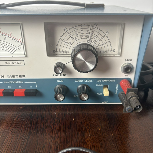Heathkit IM-4180 FM Deviation Meter With Power Supply Working Rare Find - Picture 3 of 9