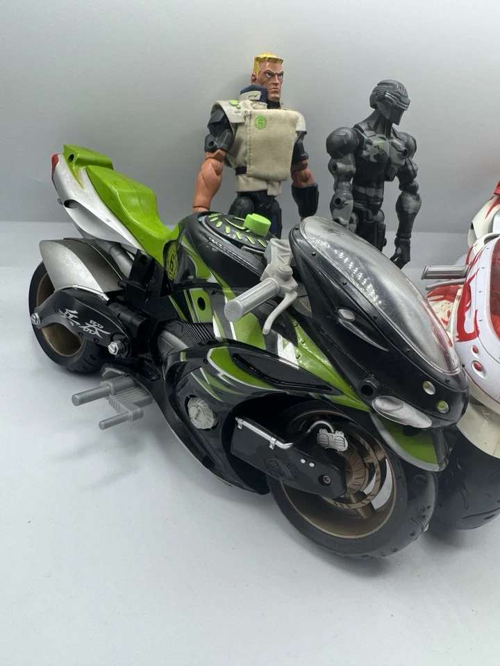 GI Joe Sigma 6 Ninja Hovercraft 10" Motorcycle 2005 Hasbro Bundle Lot Duke - Image 4 of 4