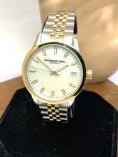 Raymond Weil Women's Watch 5634-STP-97021 Swiss Quartz Mother of Pearl Dial 33mm