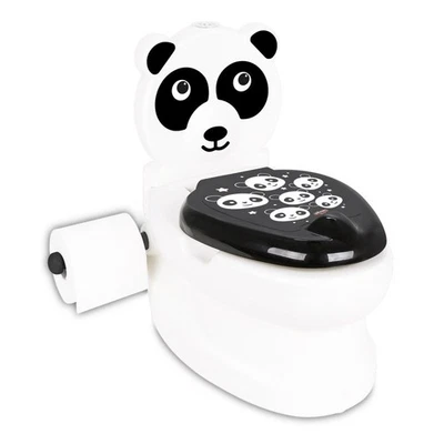 WC Potty Panda Pädagogisches Kinderklo Toilettentrainer Lernen Toilettengang NEU - Bild 1 von 4