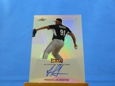 Francellis Montas Leaf Draft 2014 Prospect Autograph Auto