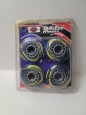 Vintage BullzEye Wheels Reactors 72mm Inline Skates Roller Blades 1998