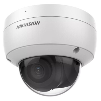 Hikvision 4MP AcuSense IR MIC PoE Outdoor Surveillance Security IP Camera Audio