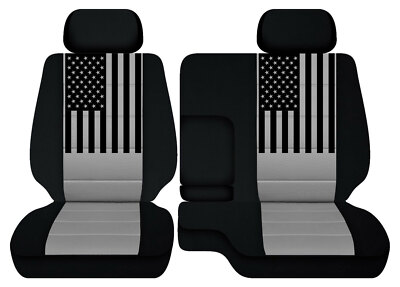 Fits Toyota T100  Seat Covers 1993 to 1998 American Flag Design 60/40 Bench