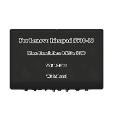 5D10S39634 FHD LED LCD Screen Display Glass Assembly for Lenovo Ideapad S530-13