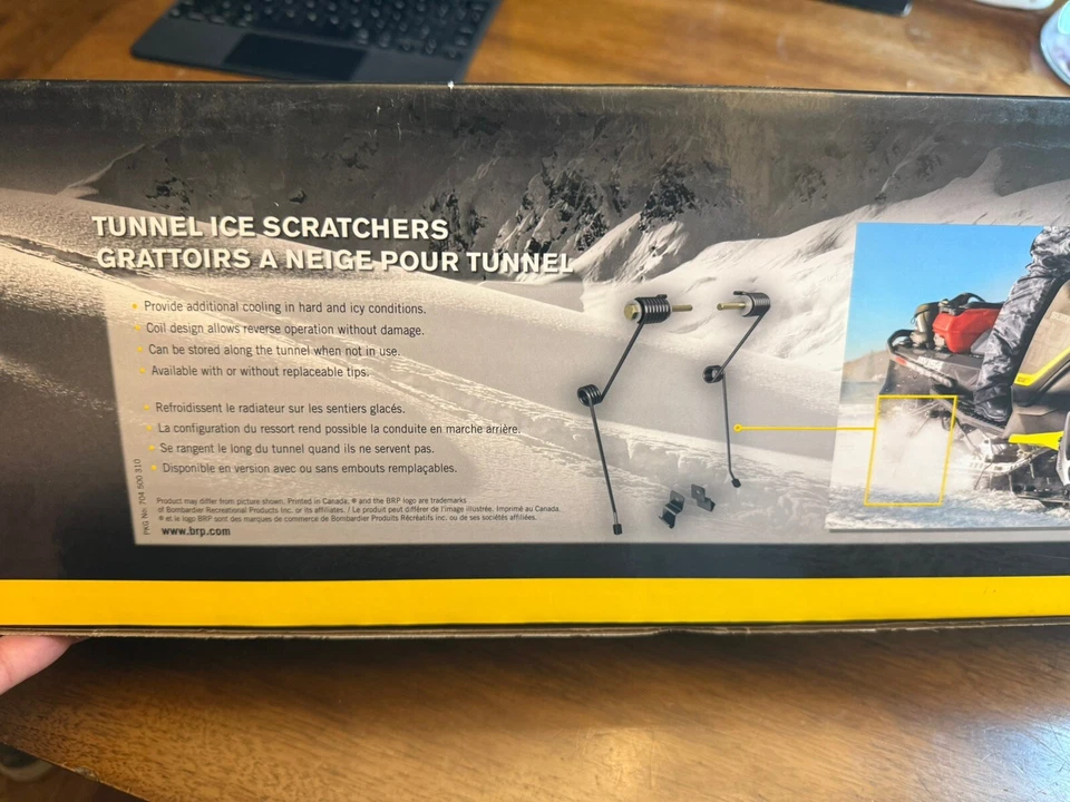 Ski-Doo OEM TUNNEL ICE SCRATCHERS KIT 860202288 - Image 3 of 4