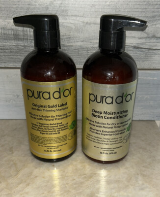 PURA D'OR Original Gold Label Anti-Hair Thinning Shampoo 16oz