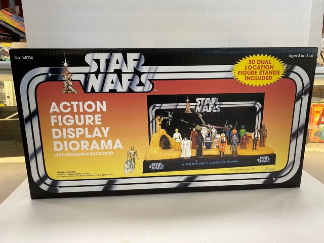 Star Wars Action Figure Vintage Style Display Diorama 50 Stands MIB 2005 for sale online | eBay