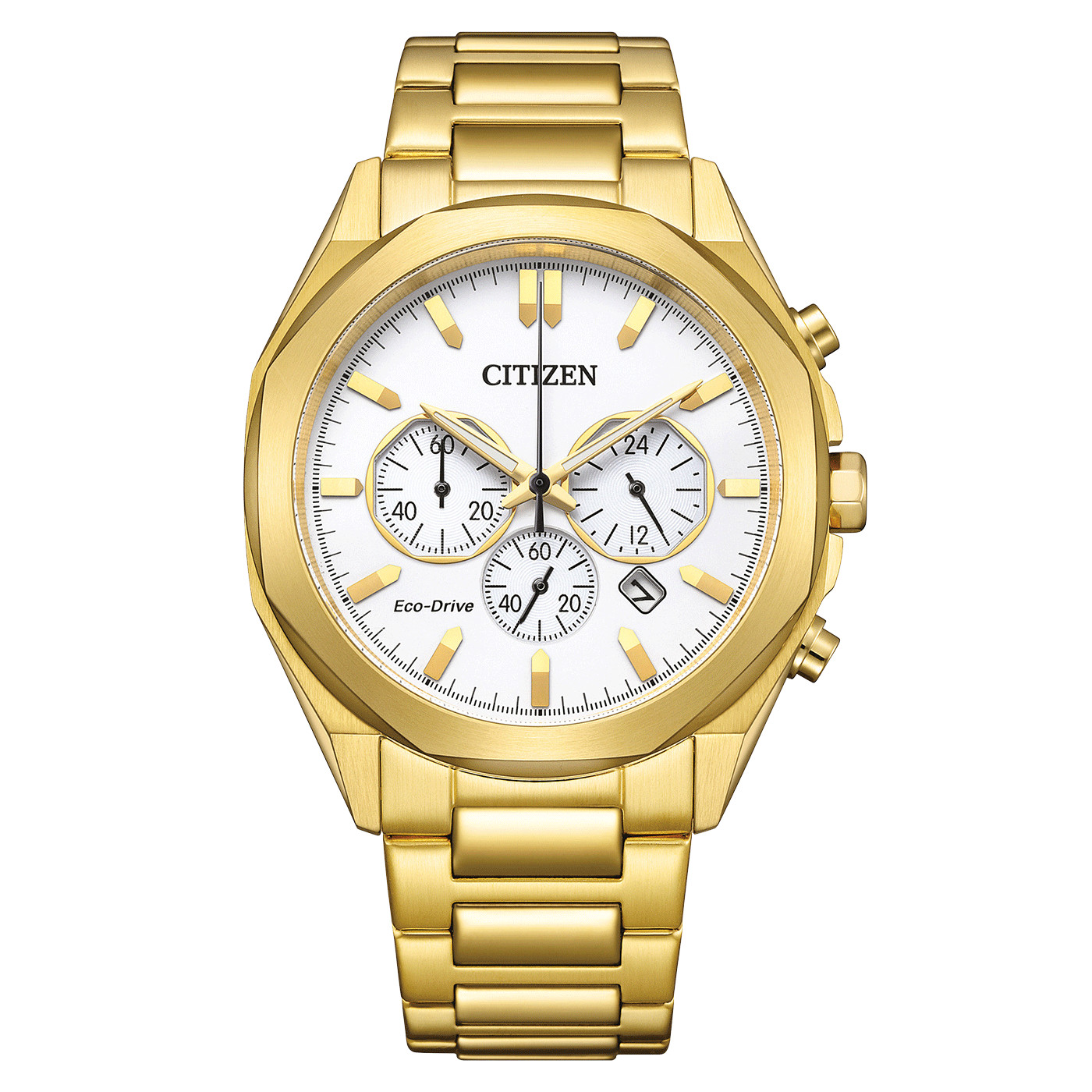 Citizen Gold Mens Chronograph Watch  CA4592-85A