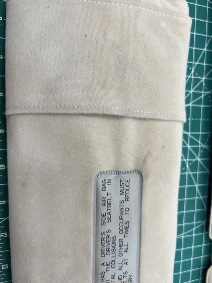 91-99 Mitsubishi 3000GT Dodge Stealth Sunvisor Sun Visors Sunshade Set Tan. A3 - Image 3 of 4