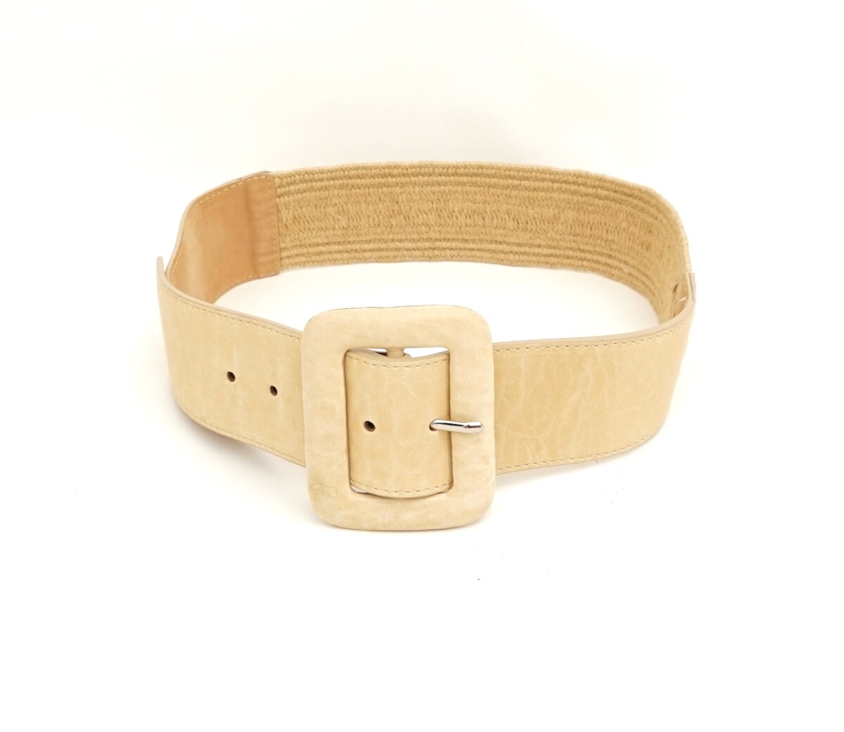Streets Ahead Beige Leather Luxury Dress Belt | eBay display picture 1