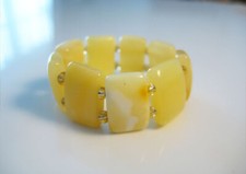 Beautiful Yellow Baltic AMBER Natural Ring 3 grams  