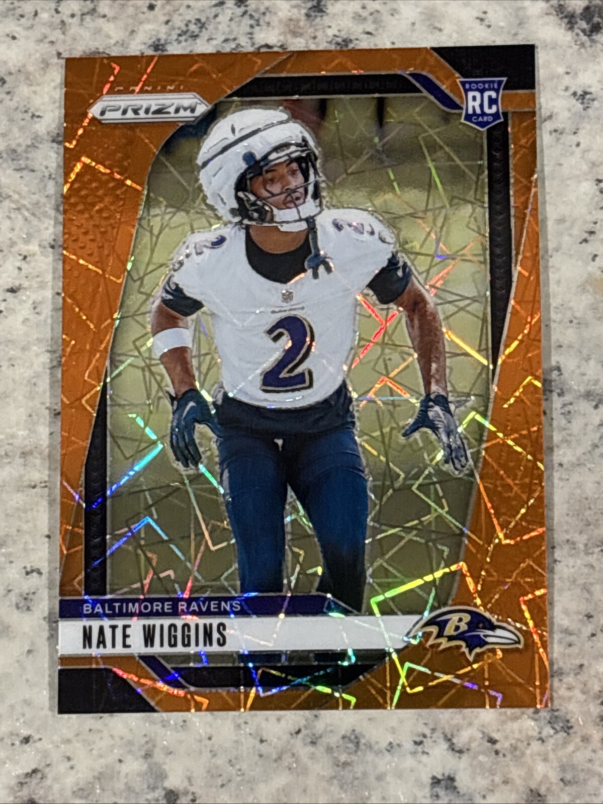 2024 Panini Prizm #380 Nate Wiggins Lazer