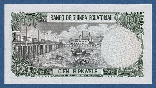 EQUATORIAL GUINEA -- 100 BIPKWELE ( 3.8.1979 ) -- SC- / aUNC -- PICK 14 . - Imagen 2 de 2