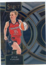 2024 Panini Select WNBA JULIE VANLOO RC ROOKIE #160 PREMIER LEVEL BASE MYSTICS