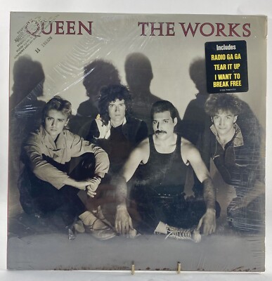 Queen アナログレコード 4枚セット The Works 他 QUEEN THE WORKS 1984 LP M Vinyl SEALED Record PROMO 1st Press Hype