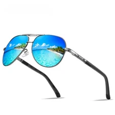 Aluminium Polarized Men Sunglasses Pilot Sport Glasses Classics Driving Eyewear