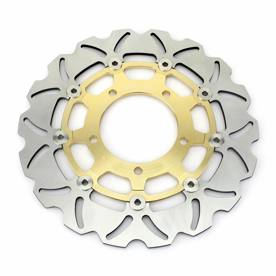 Rotores y pastillas de disco de freno delantero Suzuki GSXR600 GSXR750 2006/07 GSXR1000 2005-08 Foto 3 de 4